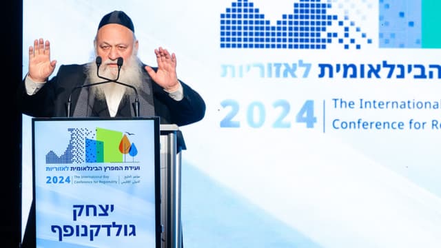 השר גולדקנוף בוועידת המפרץ הבינלאומית