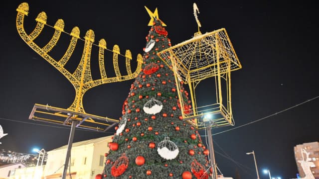 יפה אבל רוצים גם בשכונות האחרות (צילום: ראובן כהן, דוברות עיריית חיפה) חג שלוש הדתות. חג החגים חיפה 2024