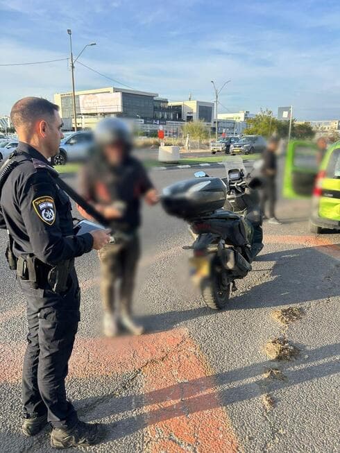 מבצע האכיפה בפתח תקוה (צילום: דוברות עיריית פתח תקוה) מבצע האכיפה בפתח תקוה