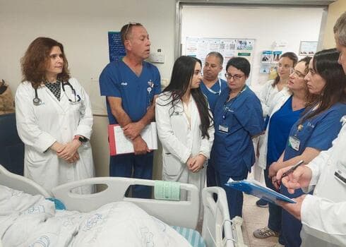 ד"ר אולגה בביקור במחלקה