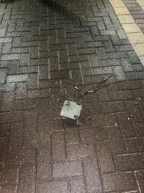שברי המיירט ברחובות
