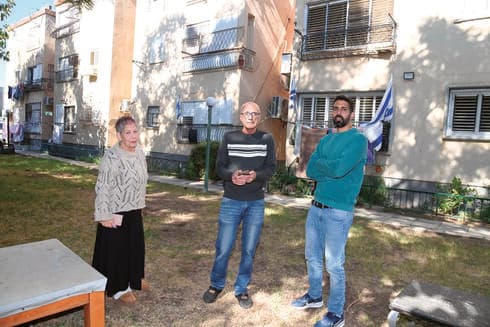 דיירי הבניין בבאר שבע