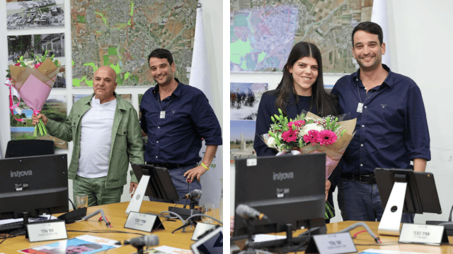 יעל עבוד ברזילי ודוד ביטון עם אמיר כוכבי