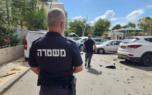 זירת הפיגוע הפלילי בקרית מלאכי