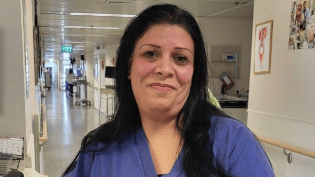 גיבורה. עלי סועאד אחות בית החולים כרמל גיבורה. עלי סועאד אחות בית החולים כרמל
