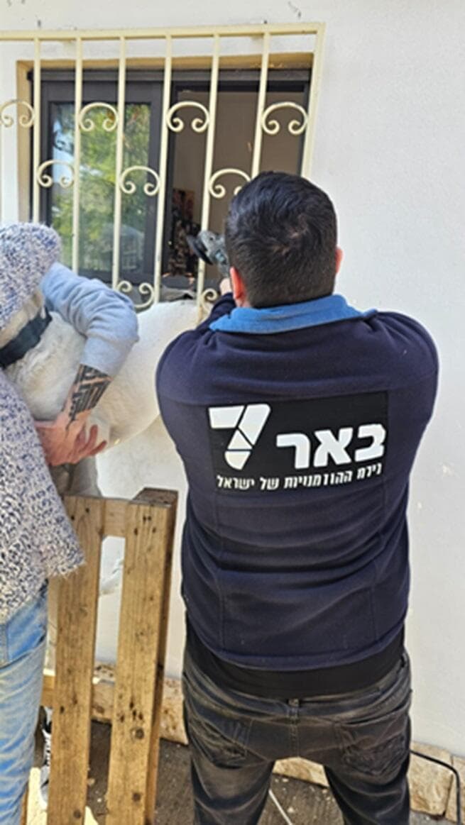 חילוץ הכלב בבאר שבע