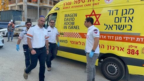 מזירת התאונה הקטלנית באתר הבנייה בבת ים
