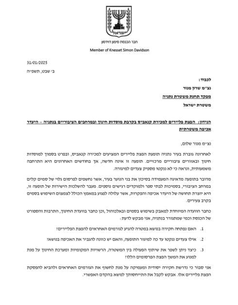 דרישה מהמשטרה לחקור את התופעה
