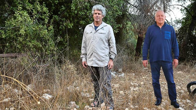 דוד לוריא (מימין) וד"ר עמית דולב