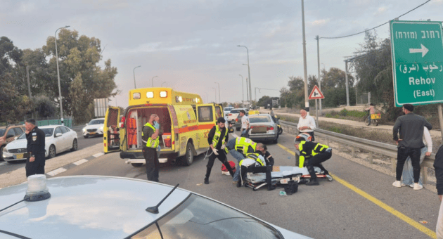 זירת התאונה בכביש 90