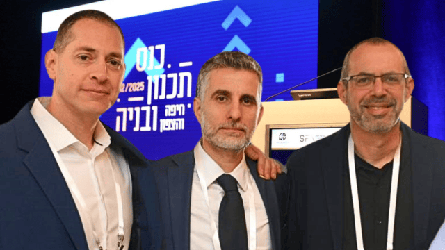 מנכ"ל שיכון ובינוי נדל"I – אבישי קימלדורף, עו"ד אסף עירוני – שותף, ראש (משותף) תחום תכנון ובניה, ד"ר עו"ד אסף גסטפרוינד – יו"ר חברת יפה נוף (צילום: עמית עזריאל) מנכ"ל שיכון ובינוי נדל"I – אבישי קימלדורף, עו"ד אסף עירוני – שותף, ראש (משותף) תחום תכנון ובניה, ד"ר עו"ד אסף גסטפרוינד – יו"ר חברת יפה נוף