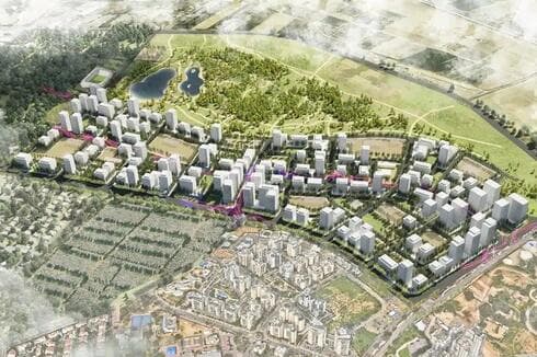 רובע הפארק הצפוני בראשון לציון (הדמייה: בוכמן הוקמן) רובע הפארק הצפוני בראשון לציון