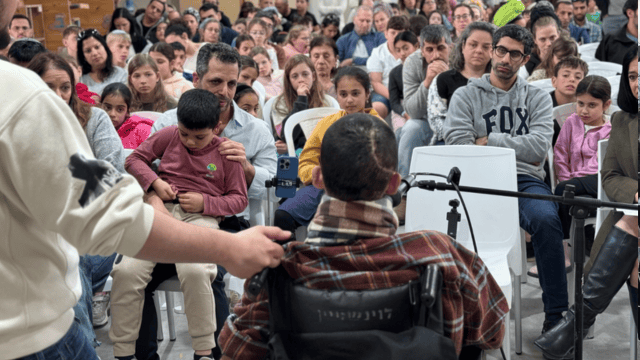 לוחם מ' שנפצע באירוע בבית החולים רמב"ם לוחם מ' שנפצע באירוע בבית החולים רמב"ם