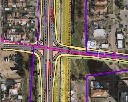 תוכנית הגשר בכביש 40 בפתח תקוה (צילום: מתוך הרשת החברתית, שימוש לפי סעיף 27א לחוק זכויות יוצרים) תוכנית הגשר בכביש 40 בפתח תקוה