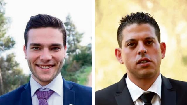 מימין: עו"ד תומר אשש ועו"ד מאיר קרסינקר