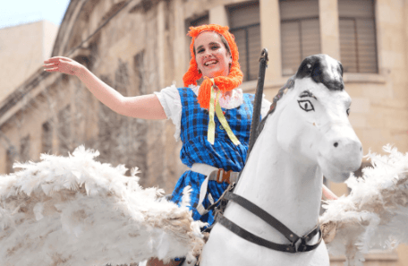 תהלוכת פורים בירושלים (צילום: דוברות עיריית ירושלים) תהלוכת פורים בירושלים