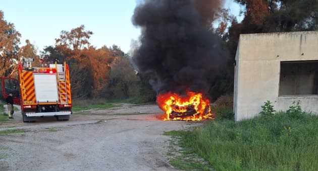זירת הירי ברחוב יוסף לוי בקרית חיים (צילום: צלם לא ידוע, שימוש לפי סעיף 27א' לחוק זכויות יוצרים) זירת הירי ברחוב יוסף לוי בקרית חיים
