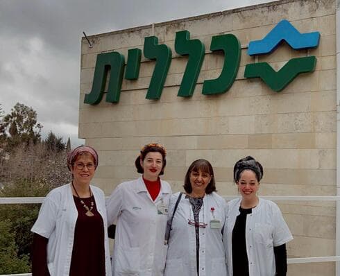 מימין לשמאל: תפארת אליאב, תמי מולר, אולגה גורין וליאורה ברנסקי