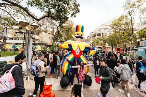  פורים קהילתי בשנה שעברה בכפר סבא