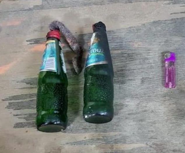 בקבוקי התבערה שהושלכו למועדון בראשון לציון