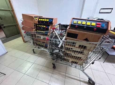 מכונות ההימורים שהוחרמו