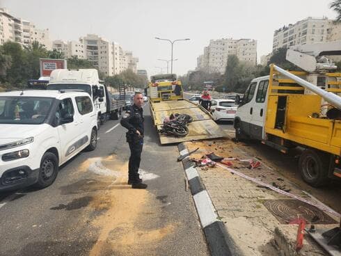מזירת התאונה הקטלנית מזירת התאונה הקטלנית