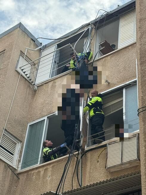 מזירת האירוע יוצא הדופן בבת ים
