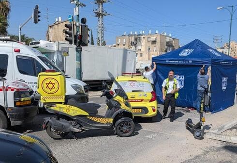 מזירת התאונה הקטלנית בפתח תקוה