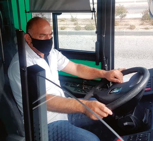 אחמד חליל, נהג ותיק בקווי המטרונית בקריות