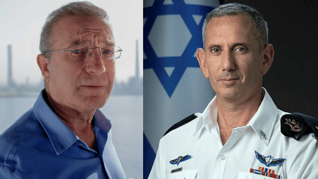 ירוצו בחיפה? דניאל הגרי ומאיר שפיגלר (צילום: דובר צה"ל, יובל חן) ירוצו בחיפה? דניאל הגרי ומאיר שפיגלר