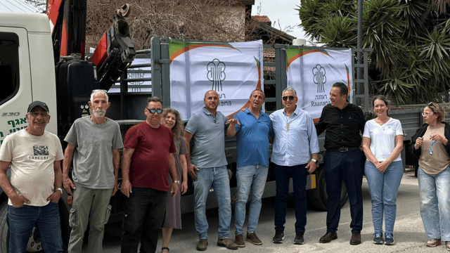 צוותי עיריית רעננה במטולה