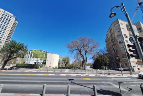 גן העיר במרכז ירושלים. באזור הזה ייבנו המגדלים