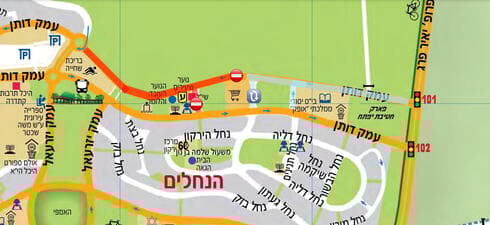 עבודות וחסימות כבישים בעמק דותן במודיעין 