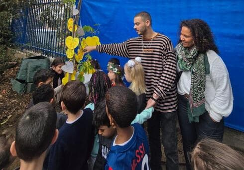 עומר ונקרט הגיע לביקור בגן הילדים