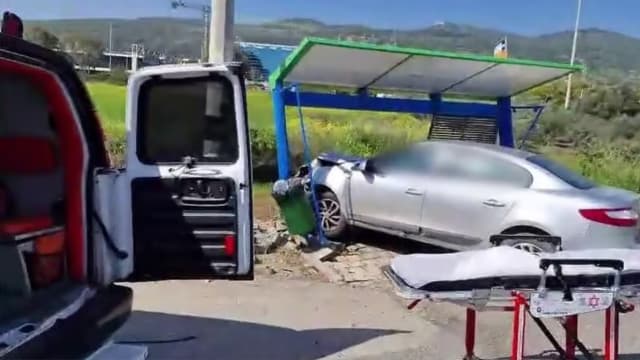 המכונית שבה נסע המחבל