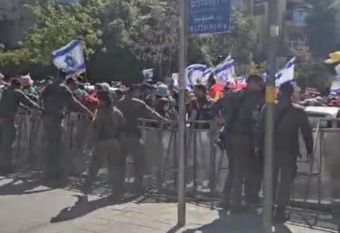 המפגינים בירושלים