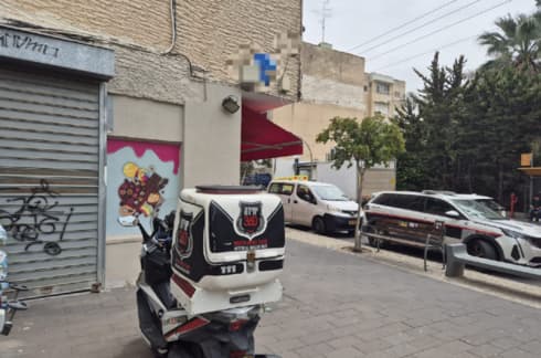 זירת האירוע הקשה בראשון לציון