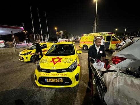 מזירת האירוע במגרש הכדורגל בחולון 
