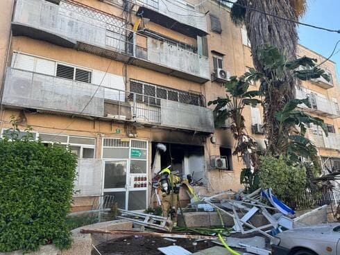 זירת הפיצוץ בפתח תקוה