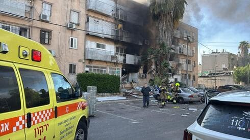 זירת הפיצוץ בפתח תקוה