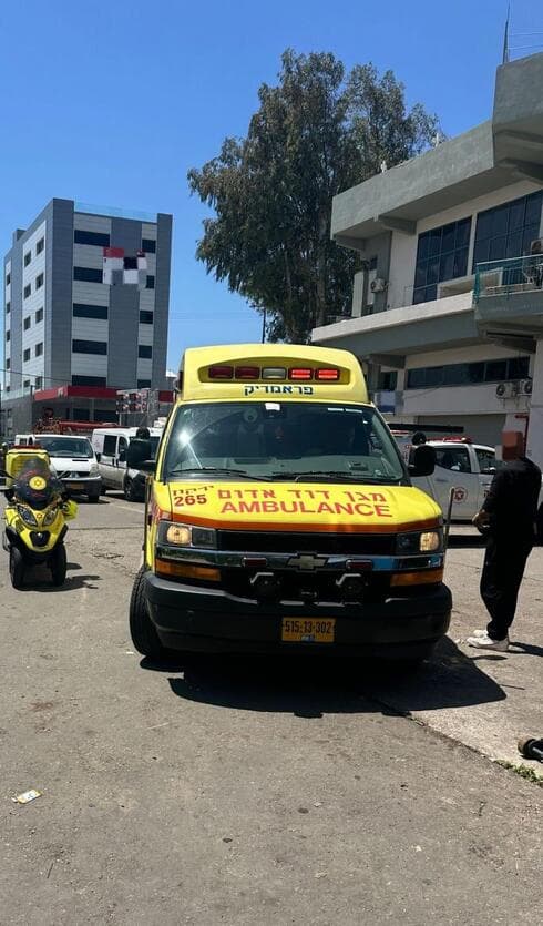 זירת התאונה בכפר סבא