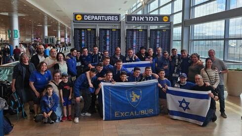 נבחרת הרובוטיקה ממודיעין (צילום: דוברות בני עקיבא) נבחרת הרובוטיקה ממודיעין