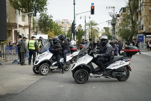 היערכות קודמת של משטרה באזור בני ברק
