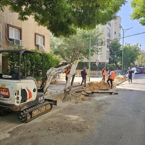 עבודות תשתית בשכונת רמת ורבר פתח תקוה