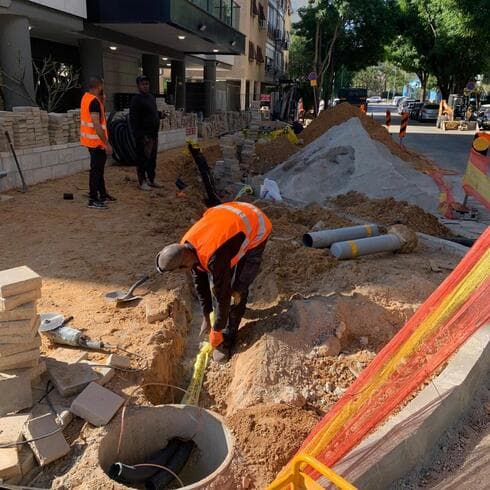 עבודות תשתית בשכונת רמת ורבר פתח תקוה