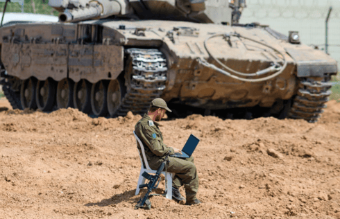 הפסקת אש בשטח (צילום: אבי רוקח) הפסקת אש בשטח