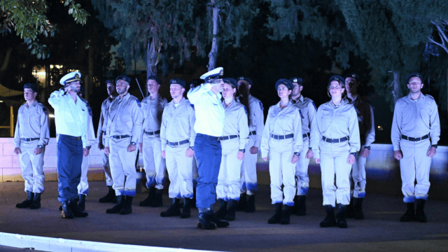 טקס יום הזיכרון לחללי מערכות ישראל 2025 חיפה