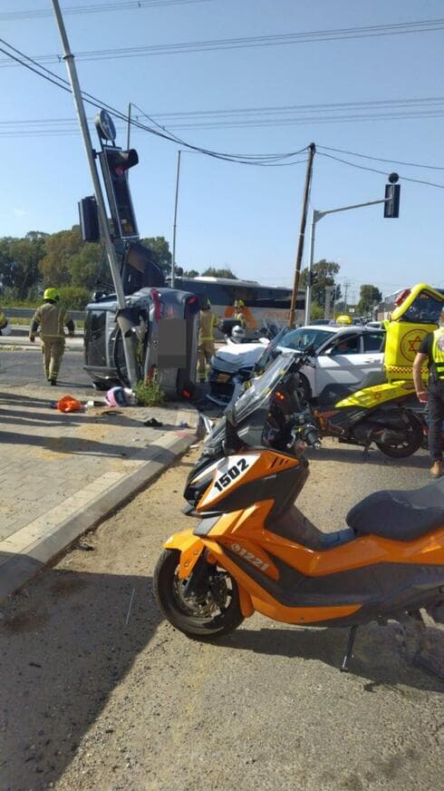 זירת התאונה