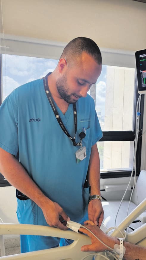 מוחמד שלבי נותן את הנשמה במחלקת טיפול נמרץ לב