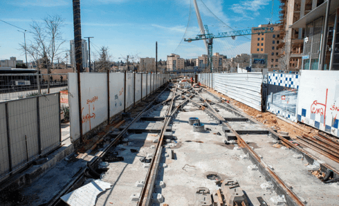 עבודות להקמת הרכבת הקלה בירושלים עבודות להקמת הרכבת הקלה בירושלים
